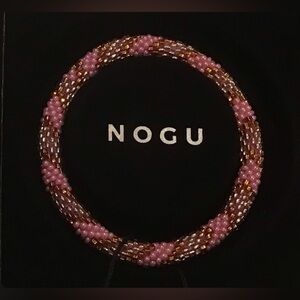 🩷🤎 NOGU Gold, Pink Himalayan Bracelet 🤎🩷
